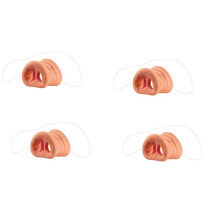 4X Gris Nosband Dräkt Gummi Nos Vuxen Barn Halloween Funny Tricks Presenter