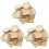 150 DIY Square Decorative Wood Slices 1
