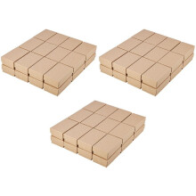 72 Piezas Caja de Regalo de Papel Caja de Joyería de Papel Pequeña Caja de Regalo de Embalaje de Cartón Hecho Una Mano Decoraciones de