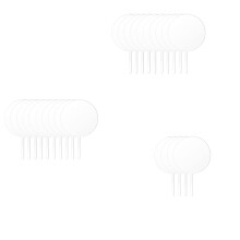 3X Acrylic Cake Topper Round Cupcake Topper Blank Cake Topper Stick,DIY Acrylic Cake Topper Blank Circle Cake Decorating
