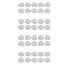 40 Pcs Small Round Transparent Plastic Coin Capsules Box 33mm