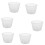 Plastic 120Ml Electric Cooker Rice Measuring Cup 12Pcs Clear White 1