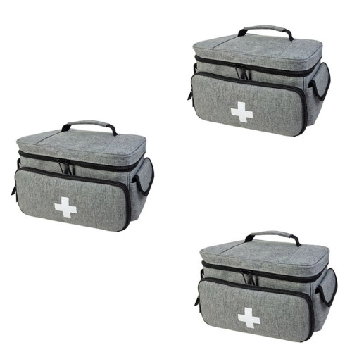 3X Small Nursing Storage Bag Home First Aid Storage Box Kit