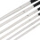 6Pcs Nylon Paintbrush Set, Soft Wool, Durable, Short Handle 3