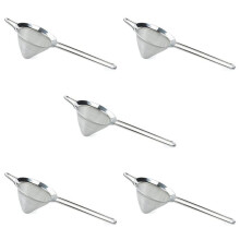 5X Cocktail Fine Strainer Stainless Steel Conical Mesh Strainer Professional Bar Tool