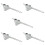 5X Cocktail Fine Strainer Stainless Steel Conical Mesh Strainer Professional Bar Tool 2