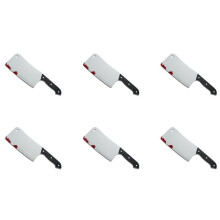 6X Blutiges Beil, Gefälschte Messer Realistische Küchen Beil Requisite für Halloween Streich Spielzeug Bühnen Requisiten