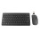 Wireless 2.4G 78-Key Keyboard & 4-Button Mini Mouse Set for Office Black 2