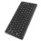Wireless 2.4G 78-Key Keyboard & 4-Button Mini Mouse Set for Office Black 7