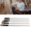 6PCS Nylon Paintbrush Set, Durable Short Handles, Easy Clean 14