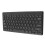 Wireless 2.4G 78-Key Keyboard & 4-Button Mini Mouse Set for Office Black 16