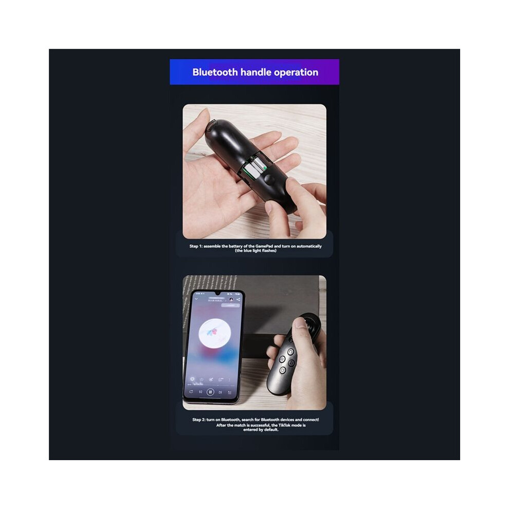 Wireless Vr Remote Game Controller Joystick Gamepad Somatosensory Remote Control Black 4711042783856