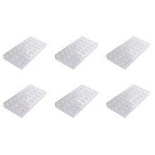 6X 24 Holes Semi Sphere Chocolate Mould Polycarbonate Chocolate Bar Mold Half Candy Maker Mold Bakeware