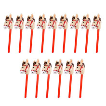 15 PCS Inflatable Horse Heads Cowgirl Stick PVC Balloon Outdoor Educational Toys for Children Babies Birthday Gifts