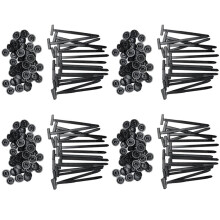 300PCS Nylon Cable Ties Universal Self-Locking Zip Ties for Fastening and Organizing Cables with Pin & Button Buckle