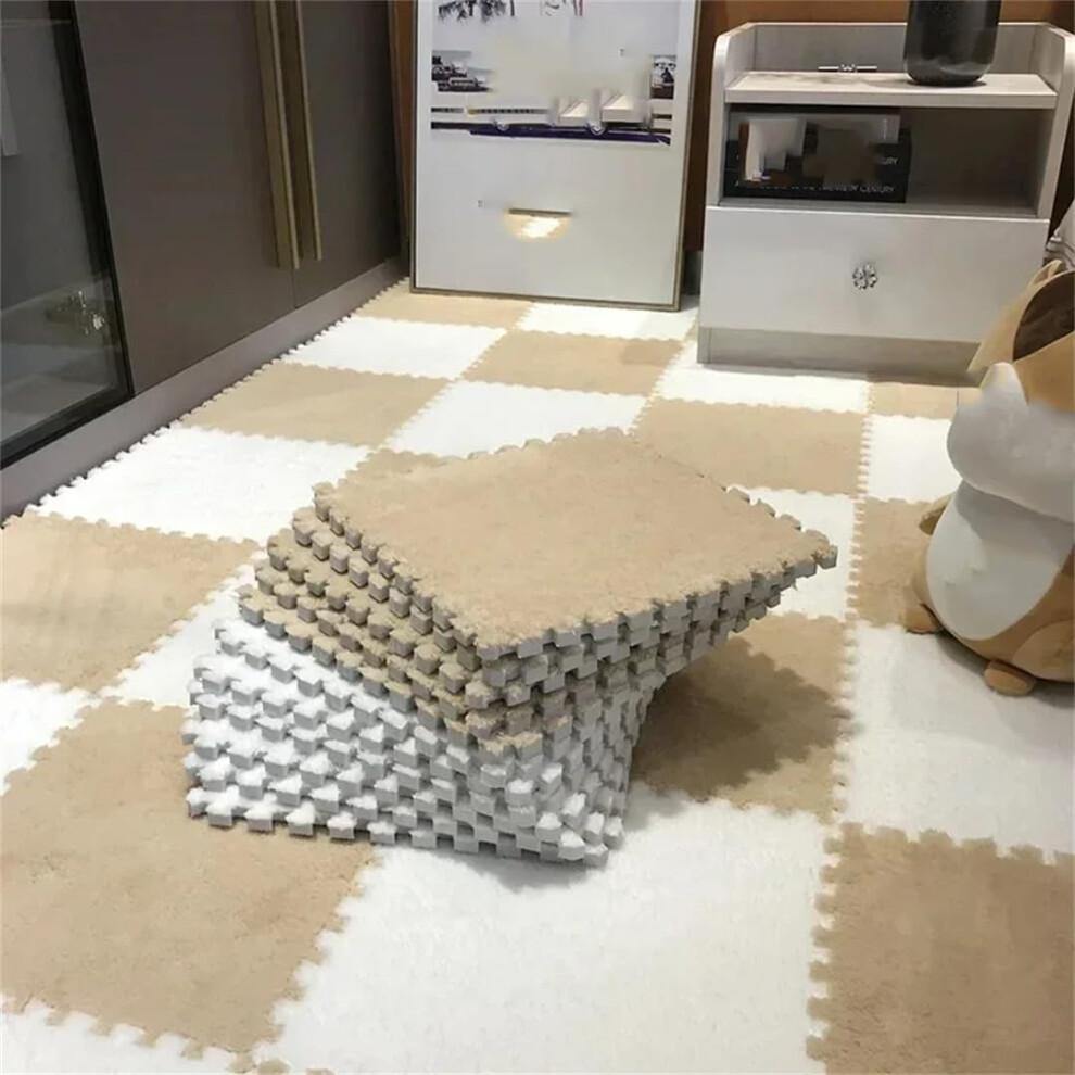 Soft Foam Baby Play Mat 30x30cm Interlocking Puzzle Floor Mat for Toddlers 20 Pieces Easy Clean