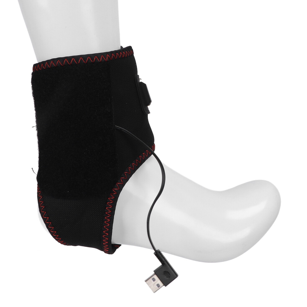 Heated Foot Ankle Brace Wrap, 32x9cm, Pain Relief, Hot Therapy