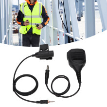 7.1mm Shoulder Microphone with U94 PTT for VX-6R VX-7R, Black
