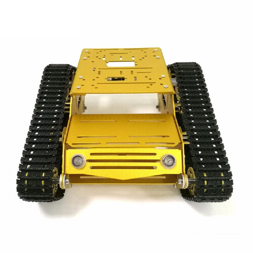 Robot Tank Chassis with Encoder Feedback, 9V Motor, Stable Crawler Tracks for DIY Robotics 1