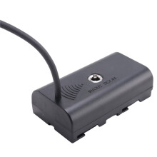 2X Power Adapter Cable for D-Tap Connector to NP-F Dummy Battery for NP F550 F570 NP F970
