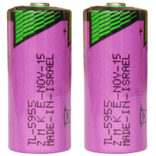 2Pack TL5955 3.6V Lithium Thionyl Chloride Battery 1650mAh Replacement for Tadiran TL5155 TL5955