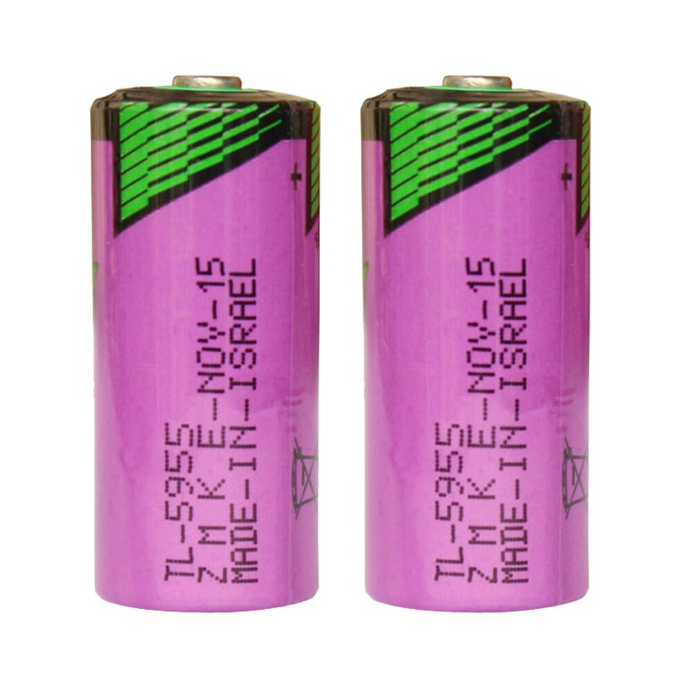 2Pack Tl5955 3.6V Lithium Thionyl Chloride Battery 1650Mah Replacement For Tadiran Tl5155 Tl5955 9330225952480