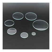 27mm Watch Crystal Replacement Mineral Glass Disc, Clear Optical Transmission, Durable 7 Pieces