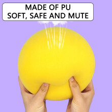 18CM Indoor Silent Bouncy Ball - Noise-Reducing PU Sponge Children’s Toy