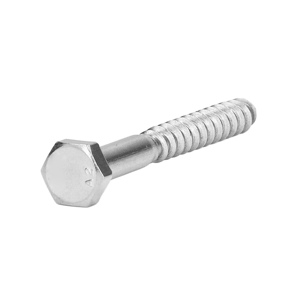 M6x60mm 304 Stainless Half Thread Coach Bolt