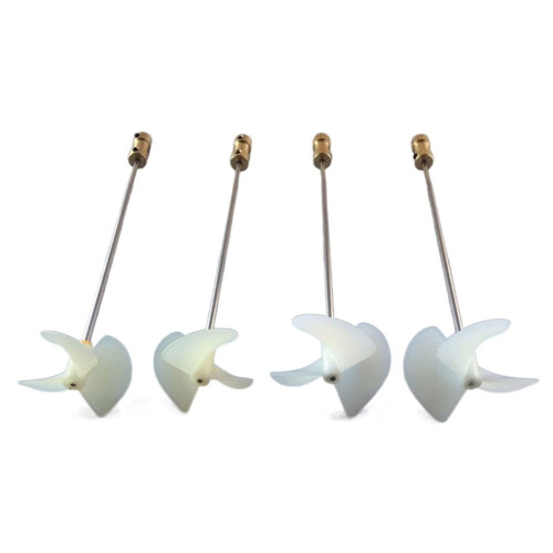 36mm 3 Blade Nylon RC Boat Propeller Kit with 2.3mm Coupling, Stable Thrust, Easy Mount Upgrade 1