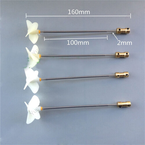 36mm 3 Blade Nylon RC Boat Propeller Kit with 2.3mm Coupling, Stable Thrust, Easy Mount Upgrade 2