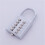 4X Anti-Theft Button Combination Padlock Digit Push Password Lock Zinc Alloy Security Lock 4