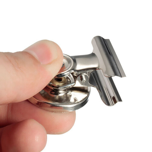 10Pcs Fridge Magnet Clips Message Note Holder Grip Magnetic Home Office Metal 2