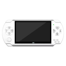 4.3 inch Handheld Game Console with Builtin 10000 Games, Color HD Screen Retro Portable Gaming Console White