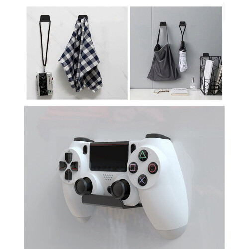 4Pcs Wall Mount Bracket Multifunction Game Wireless Controller Gamepad Handle for  PS4//X-BOX 2
