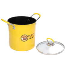 3-Liter Edelstahl-Mini-Tauchfritteuse mit Deckel & Öl-Filtergestell für die heimische Küche