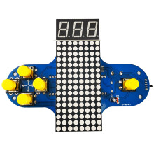 DIY Soldering Kit Classic Game Console Project for Beginners Students Adults Educational