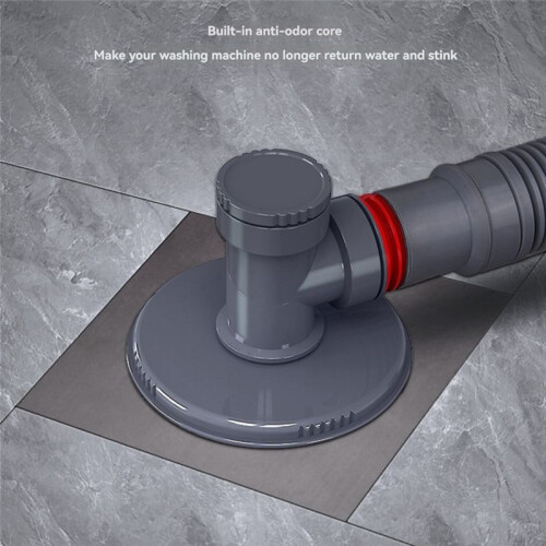 Multifunctional Washing Machine Drain-Pipe Sewer Pipe Special Floor Drain Connector Deodorant Anti-Overflow Adapter E 2