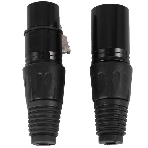 30 Unids 3Pin Xlr Macho A Hembra Cable de Extensión de Micrófono Cables de Micrófono Enchufe de Audio Adaptador de Conector de Audio de Micrófono 1