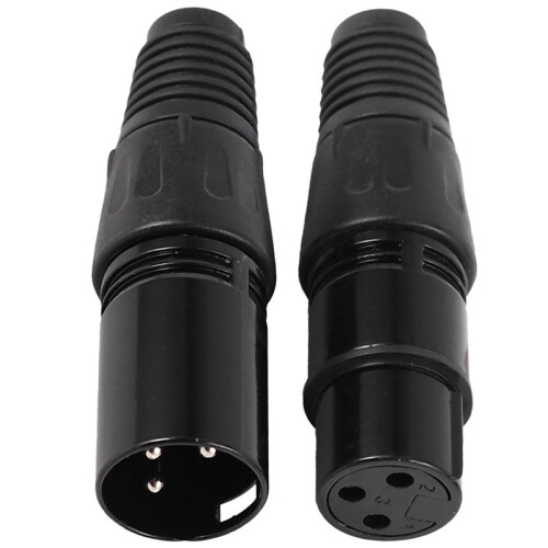30 Unids 3Pin Xlr Macho A Hembra Cable de Extensión de Micrófono Cables de Micrófono Enchufe de Audio Adaptador de Conector de Audio de Micrófono 2