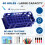 4 Pezzi Supporto per Provette In Plastica Supporto per Provette Supporto per Provette Staccabile per Provette da 16 mm 40 Fori 6