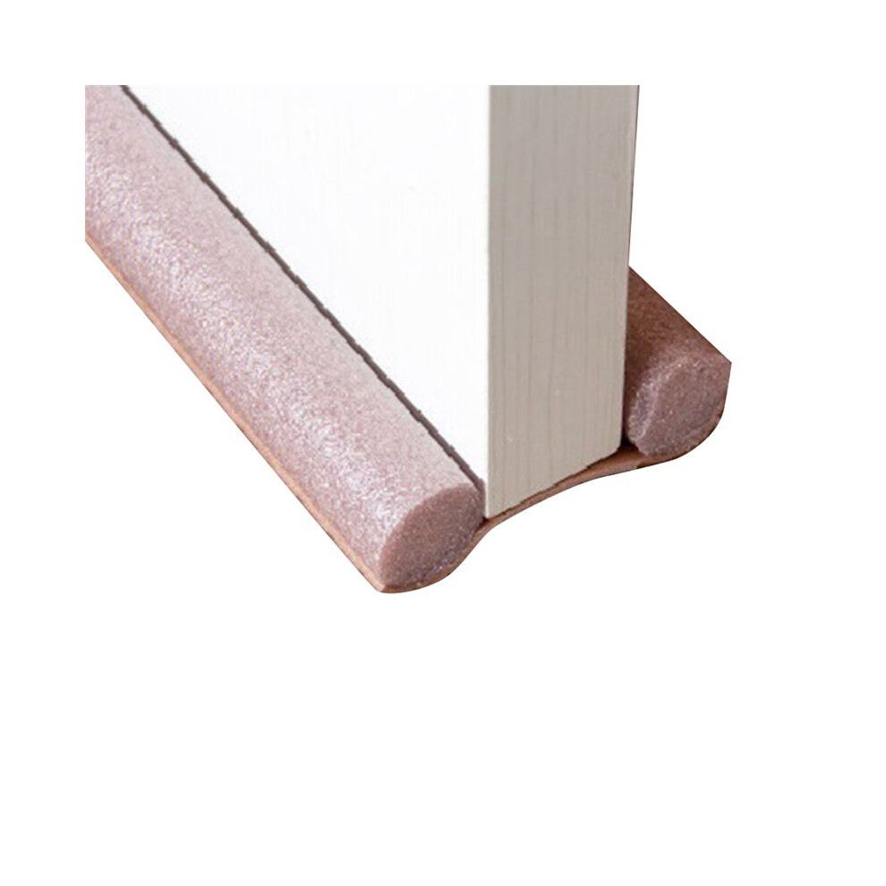 Sealing Strip Windshield Door Bottom Protection Strip Sponge Sound Insulation Flexible Windproof Noise Reduction Brown Brecantia