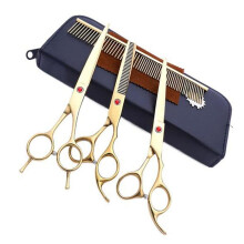 Ciseaux pour Animaux de Compagnie en Acier Inoxydable pour Chien et Mouton Pack de Ciseaux de Toilettage pour Animaux de Compagnie Fournitures pour