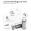 Advertising Nails Fixed Decorative Nails Photo Frame Screw Support Advertising Nails 12x22 (Brushed) 2