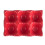 Kitchen Supplies Egg Tray Egg Rack Household Ceramic Tableware Supplies Egg Tray Egg Tray Red 1