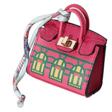 Home Bag Hand-Held Portable Hand Strap Headset Bag Coin Purse Multifunctional Small Bag Red