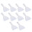 Cake Knife Plastic Scraper Butter Dough Cutter DIY Baking Kitchen Tool Soft Scraper Chocolate Shovel Triangle 1