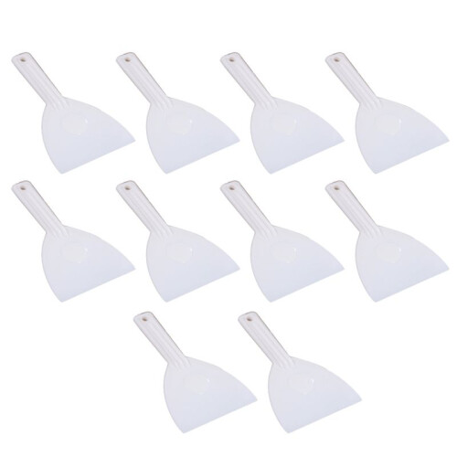 Cake Knife Plastic Scraper Butter Dough Cutter DIY Baking Kitchen Tool Soft Scraper Chocolate Shovel Triangle