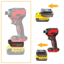 Akku-Adapter für 18 V-20 V Akku-Umrüstung für SKIL 20 V Lithium-Akku Werkzeug-Konverter Akku-Adapter