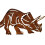 Metal Dinosaur Fence Post Topper,Dinosaurs E 1